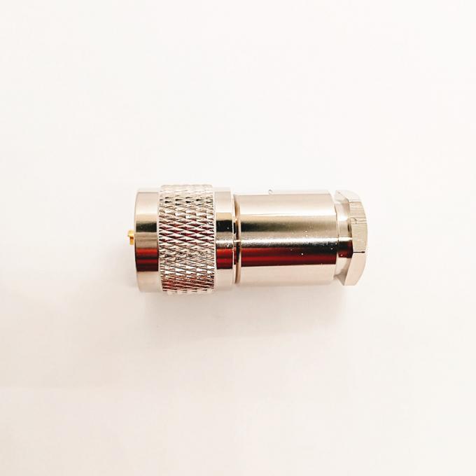 Clamping Type RF Connector UHF / SL16 / PL259 Male Type Connector For ...